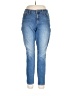 Hannah Solid Blue Jeans Size 12 - photo 1
