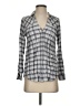 Soft Joie 100% Rayon Gray Long Sleeve Blouse Size S - photo 1