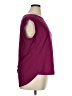 Elle Burgundy Short Sleeve Top Size XL - photo 4