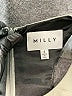 Milly Metallic Gray Cocktail Dress Size 2 - photo 7