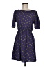 Everly 100% Polyester Polka Dots Blue Casual Dress Size M - photo 1