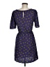 Everly 100% Polyester Polka Dots Blue Casual Dress Size M - photo 2