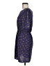Everly 100% Polyester Polka Dots Blue Casual Dress Size M - photo 5