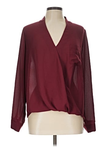 Topshop Long Sleeve Blouse (view 1)
