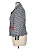 Sweet Suits 100% Polyester Houndstooth Gray Blazer Size 14 - photo 5
