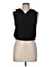 Veronica M. Black Sleeveless Blouse Size M - photo 1