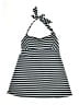 Lands' End Stripes Blue Swimsuit Top Size 6 - photo 1