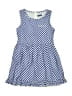 Original Marines 100% Polyester Checkered-gingham Blue Dress Size 8 - photo 1
