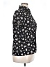 Chaus 100% Polyester Floral Black Short Sleeve Blouse Size 14 - photo 4