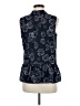 CAbi 100% Polyester Blue Sleeveless Blouse Size M - photo 2