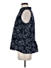 CAbi 100% Polyester Blue Sleeveless Blouse Size M - photo 5