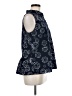 CAbi 100% Polyester Blue Sleeveless Blouse Size M - photo 4