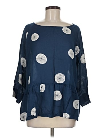 Porridge 3/4 Sleeve Blouse (view 1)