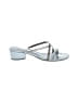 Donald J Pliner Silver Sandals Size 8 1/2 - photo 1
