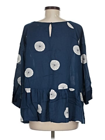 Porridge 3/4 Sleeve Blouse (view 2)