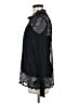 Theory 100% Polyamide Black Long Sleeve Blouse Size M - photo 5