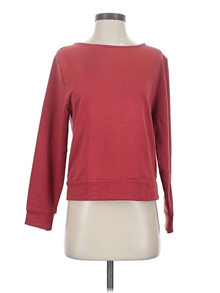 Pre-owned Carbon38 3/4 Sleeve T-shirt In Red