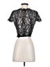 TOBI 100% Polyester Black Short Sleeve Top Size S - photo 2