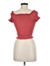 Wishful Park Red Short Sleeve Top Size M - photo 2