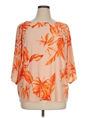 Attitudes by Renee 3/4 Sleeve Blouse (view 1)