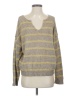 American Eagle Outfitters 100% Recycled Polyester Stripes Gray Pullover Sweater Size S - photo 1