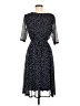 En Focus Studio Polka Dots Black Cocktail Dress Size 8 - photo 2