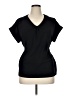 Worthington Black Short Sleeve Blouse Size XL - photo 1