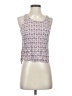 H&M 100% Viscose White Sleeveless Top Size 2 - photo 1