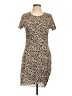 La Miel Animal Print Brown Casual Dress Size L - photo 1
