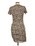 La Miel Animal Print Brown Casual Dress Size L - photo 2