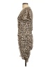 La Miel Animal Print Brown Casual Dress Size L - photo 5