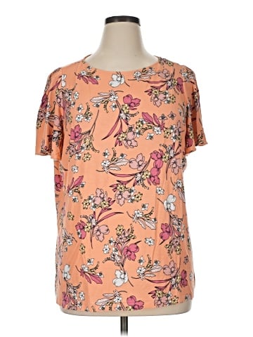 Liz Claiborne Short Sleeve Blouse (view 1)