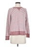 L.L.Bean 100% Organic Cotton Stripes Pink Pullover Sweater Size S - photo 1