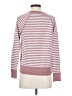 L.L.Bean 100% Organic Cotton Stripes Pink Pullover Sweater Size S - photo 2