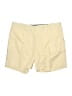 Cremieux Solid Yellow Khaki Shorts Size 10 - photo 1