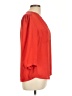 H&M 100% Polyester Red 3/4 Sleeve Blouse Size 12 - photo 4