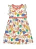 Tea 100% Cotton Print Ivory Dress Size 4 - photo 1