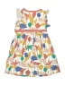 Tea 100% Cotton Print Ivory Dress Size 4 - photo 2