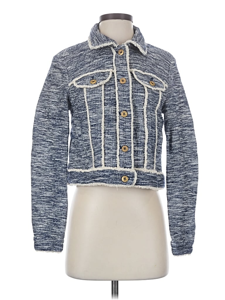 Pre-owned By Anthropologie Denim Jacket In Blue
