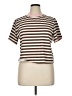 Cider Stripes Brown Short Sleeve Turtleneck Size XL - photo 1