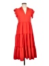 Amanda Uprichard 100% Polyester Red Casual Dress Size XS - photo 1