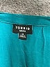 Torrid Teal Short Sleeve Blouse Size Lg Plus (0) - photo 7