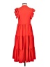 Amanda Uprichard 100% Polyester Red Casual Dress Size XS - photo 2