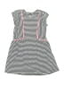 Tea 100% Cotton Stripes Gray Dress Size 4 - photo 1