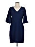 Amanda Uprichard 100% Polyester Solid Blue Casual Dress Size M - photo 1