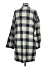 Hanna Andersson Plaid Gray 3/4 Sleeve Button-Down Shirt Size M - photo 2