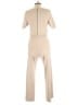 MNG Solid Tan Jumpsuit Size M - photo 2