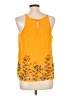 Dna Couture 100% Polyester Yellow Sleeveless Blouse Size L - photo 2
