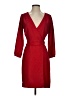 J.Crew 100% Polyester Red Casual Dress Size 0 - photo 1