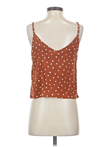 Madewell Button-Down Cami Top in Inkspot Dots (view 2)